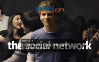 Cuplikan film the social network tentang bisnis yang menginspirasi dengan pengusaha sukses sedang presentasi di ruang rapat modern